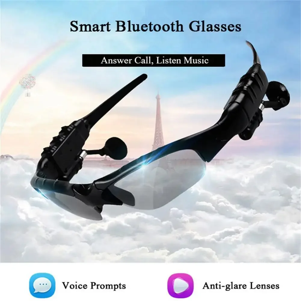 Wireless Bluetooth 5.0 Sunglasses Headphones Enjoy Music Waterproof Hands-free Calling Outdoor Noise Reduction Sports Headset