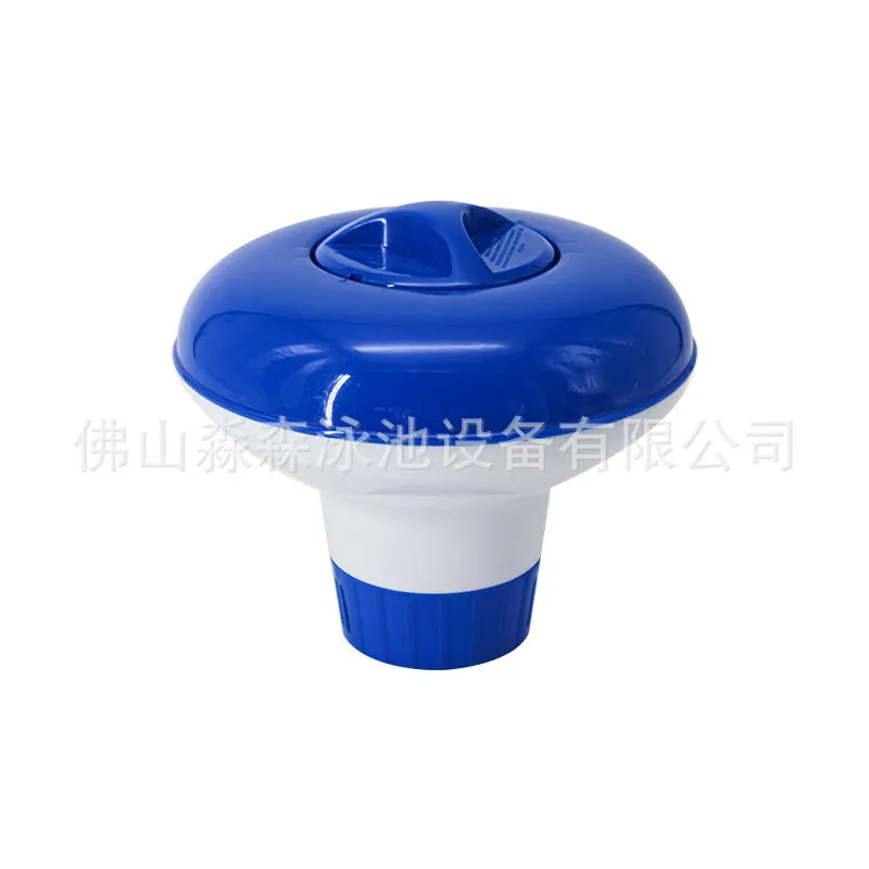 Pool Floating Dispenser 5 7 9 Inch Chlorine Tablet Bromine Feeder With Thermometer