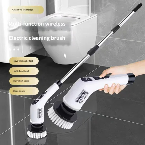 9-in-1 Flexible Electric Cleaning Brush