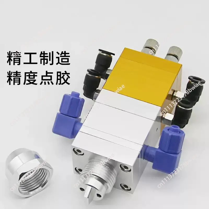 QLH-30AB double cylinder double liquid suction type adjustable AB double liquid dispensing valve pneumatic AB valve