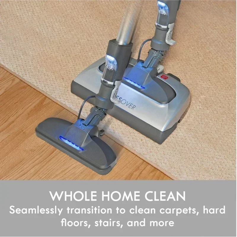 D2BKenmore Elite 21814 Pet Friendly CrossOver Lightweight Bagged HEPA Canister Vacuum with Pet PowerMate,Extended Telescoping Wa