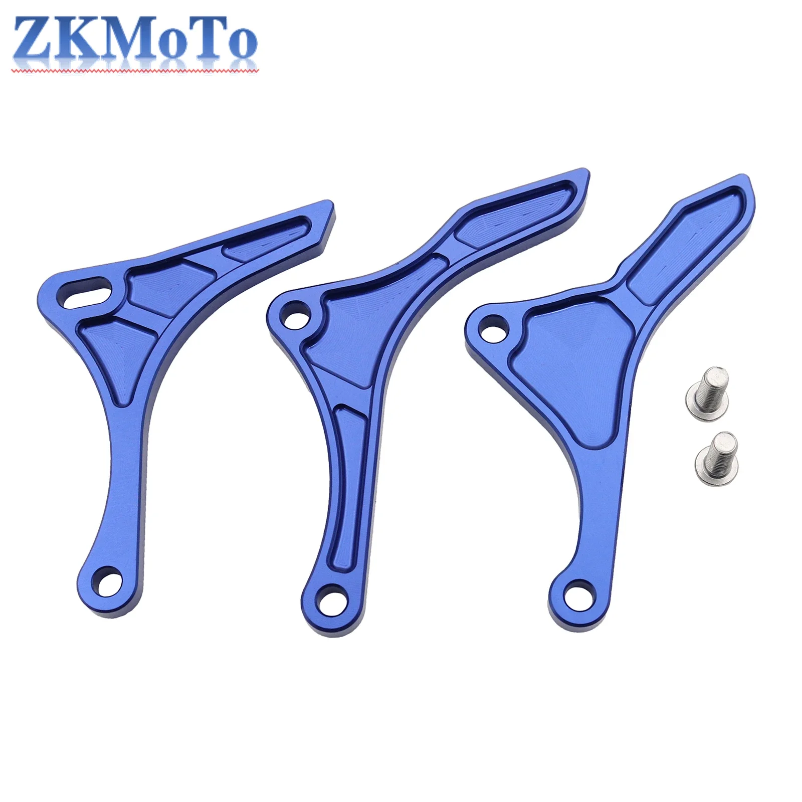 Motorcycle CNC Engine Plate Case Saver Cover Guard Protector For Yamaha YZ250F YZ450F YZ250FX YZ450FX WR250F WR450F 2001-2020