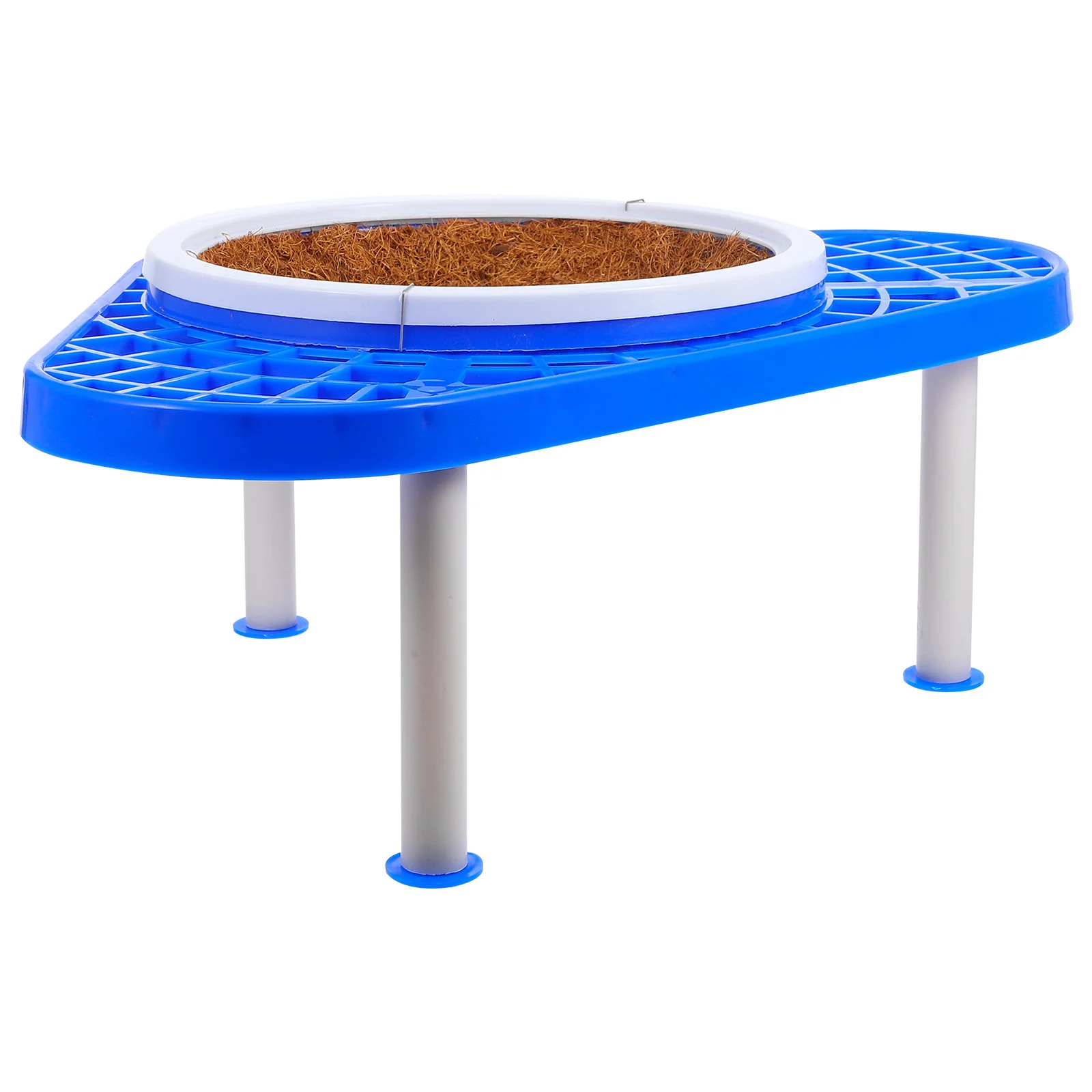 

1 Set Pigeon Nest Rack Plastic Triangle Frame Bird Nesting Bowls Holder Durable Lightweight Pet Nest Basin Support Bird Breeding