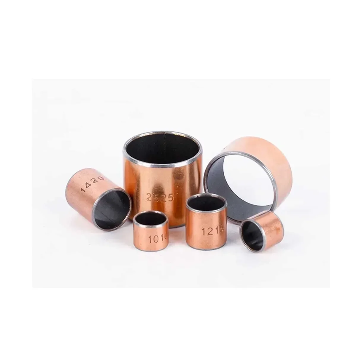 SF-1 Composite Copper Sleeve Dry Oil-Free Bearing Wear-Resistant Liner Inner Diameter 3 4 5 6 8 10 12