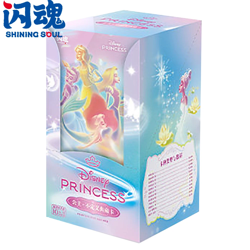

Genuine Shining Soul Princess Collection Cards Highly Beloved Cartoon Character Practical Exquisite Cards Kids Christmas Gifts