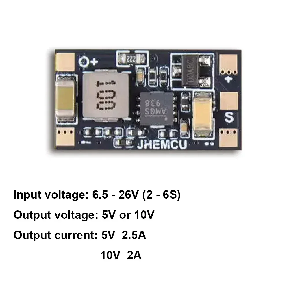 JHEMCU HDVTX Module for O3/ O4 5V/10V Step-down Module Reduces The Input Voltage of The Air End for FPV DIY Part