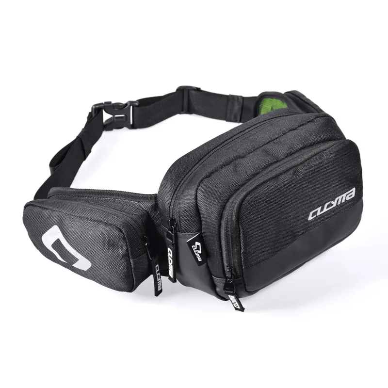 Motorcycle Riding Waist Pack Large Capacity Men Close Waterproof Waist Pack Comfortable Casual Riding Slanting Bag Storage Bag