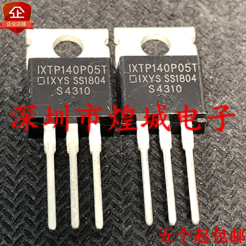 

5PCS/Lot IXTP140P05T ½ TO-220 -140A -50V 5