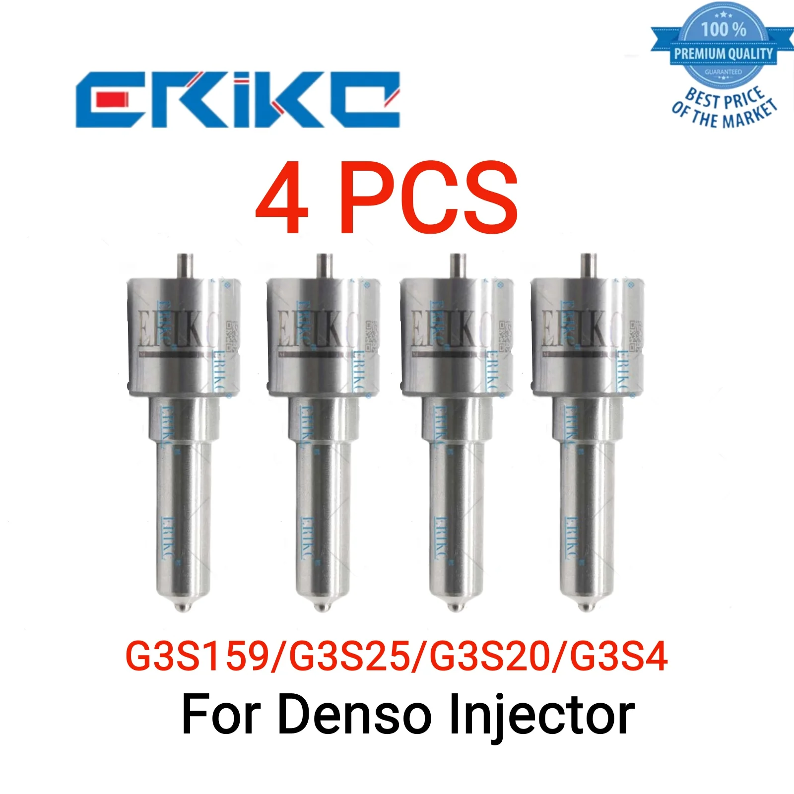 

4 PCS G3S159 G3S25 G3S20 G3S4 Common Rail Injector Nozzle Spray Nozzle Set for Denso Injector