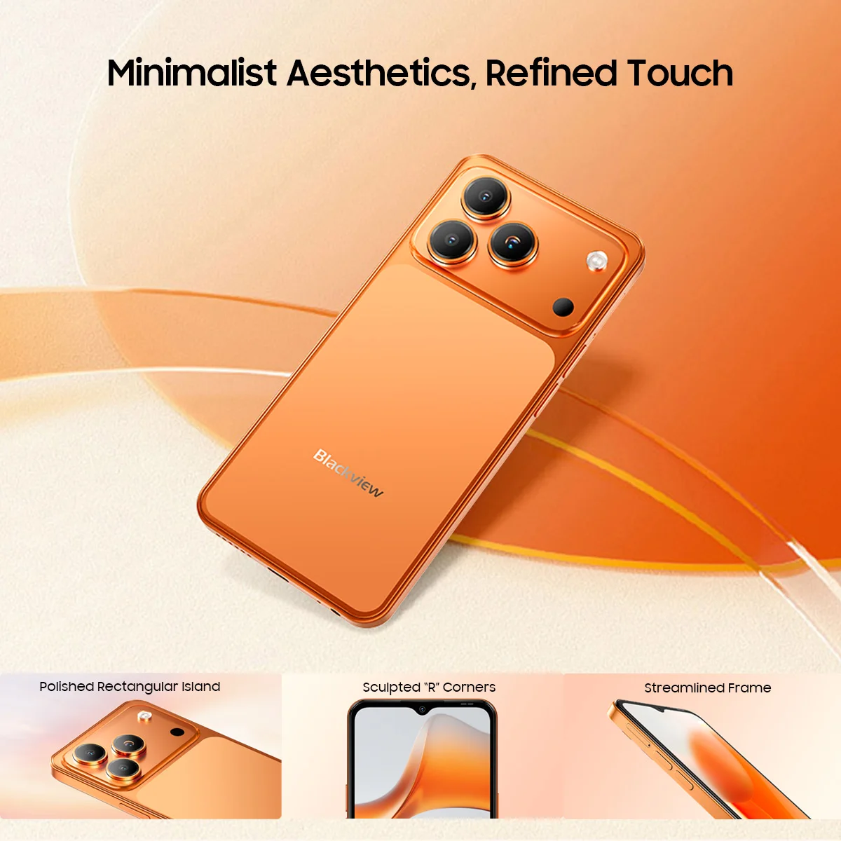 Blackview Wave 7C Smartphone 6.56 inch HD+ IPS Eye-Comfort Screen Display 5000mAh 64GB 128GB 32MP Camera AI CellPhone