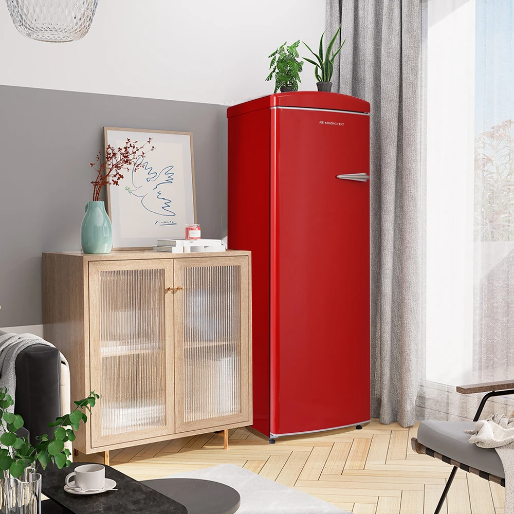 %# Retro Pigeon Single Frost-Free Electric Refrigerator MSF258WE-RE 235L Electronic Temperature Control Compressor