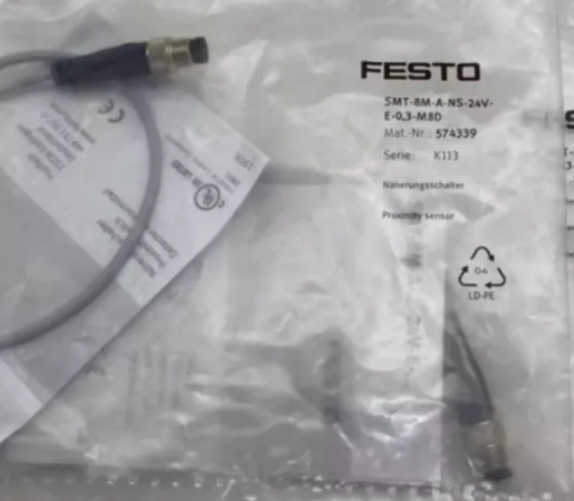 

New original FESTO Magnetic switch SMT-8M-A-NS-24V-E-0.3-M8D 574339