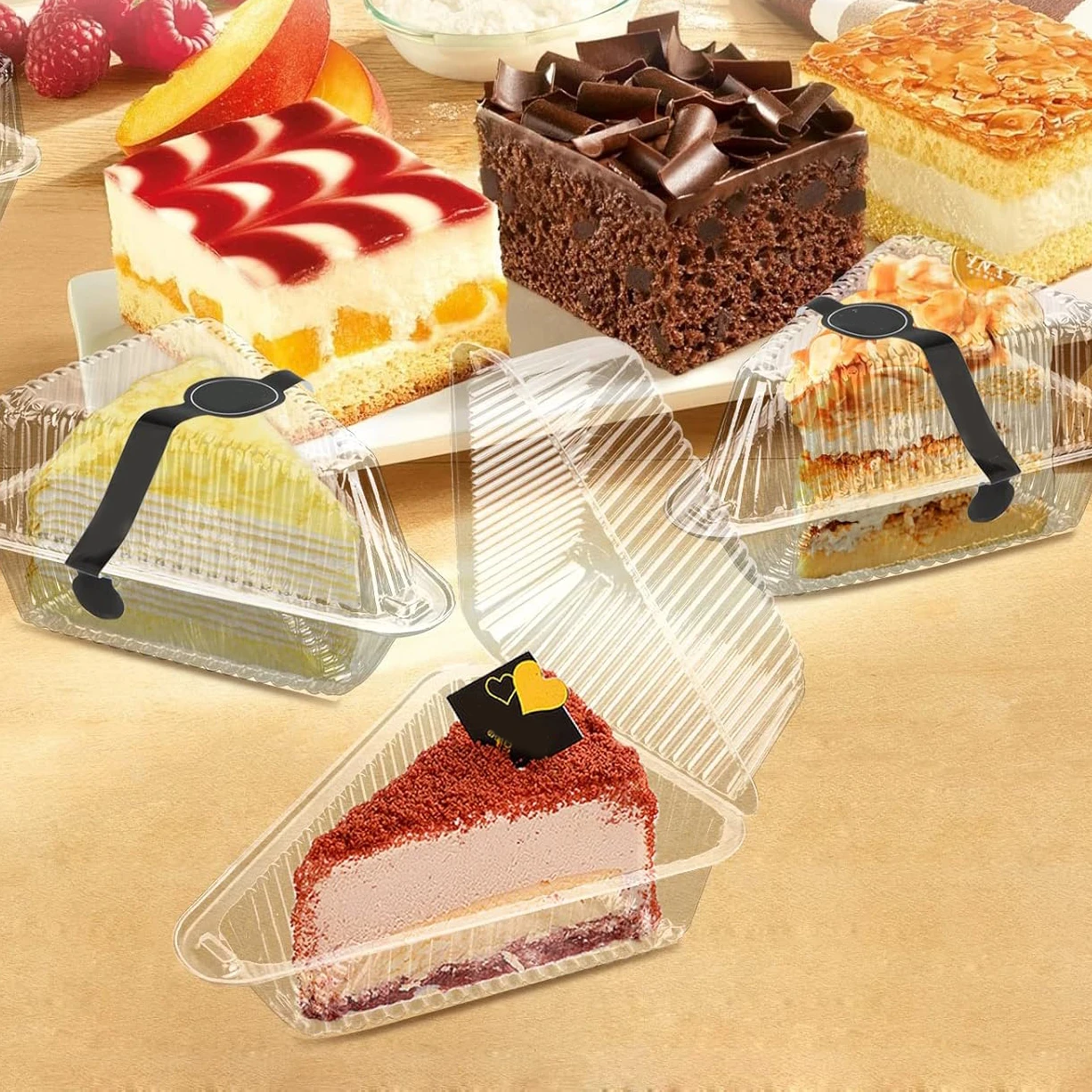 Scatola per imballaggio di caramelle regalo da 10/20 pezzi/30 pezzi con coperchio, utilizzando una scatola per imballaggio di mousse con design a triangolo, adatta per uso domestico e in caffè