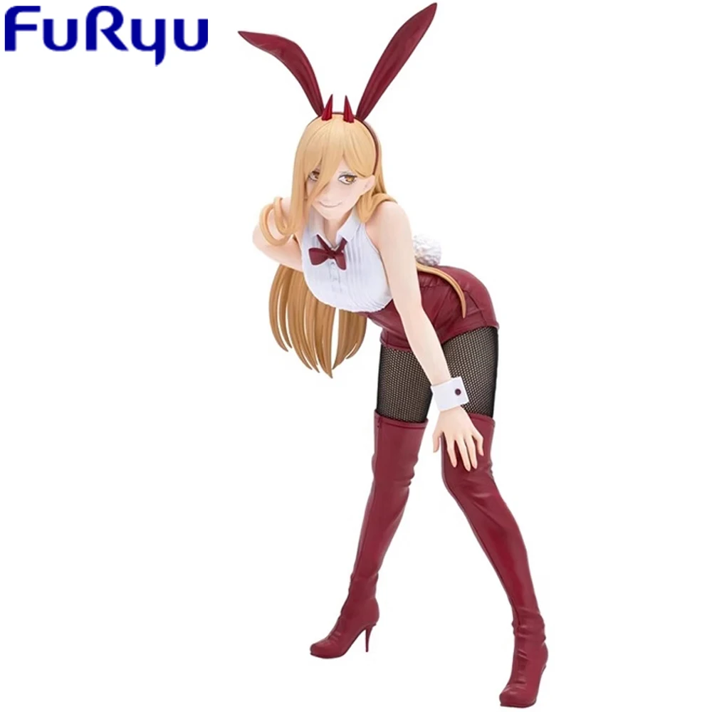 

FuRyu Bicute Bunnies Chainsaw Man Power Bunny Girl Anime Figure Collectible Model Toys Gift For Kids