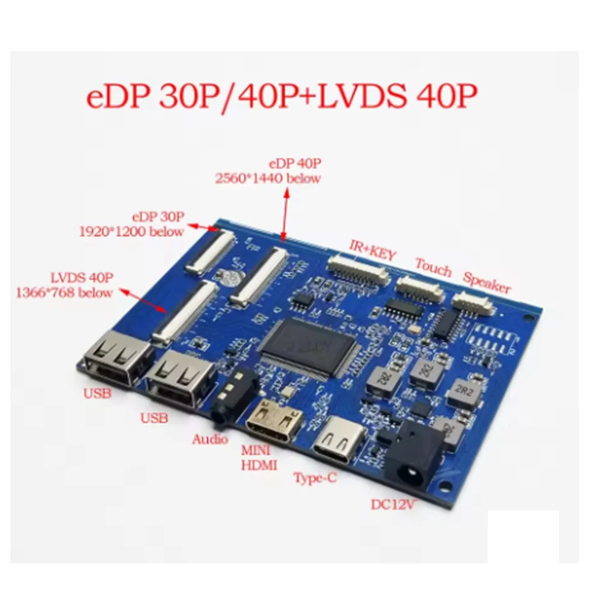 

LCD Driver Board High Definition LCD Controller LVDS EDP LCD Driver Board -Compatible TYPE-C Game Display Driver