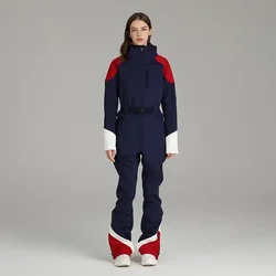 Neue einteilige Ski kleidung wind dichte Männer Outdoor Snowboard Overalls Overalls Winter Ski anzug Frauen wasserdicht Ski Set