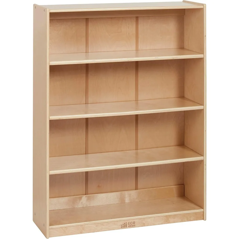 

Bookcase, 48in, Adjustable Bookshelf, Natural