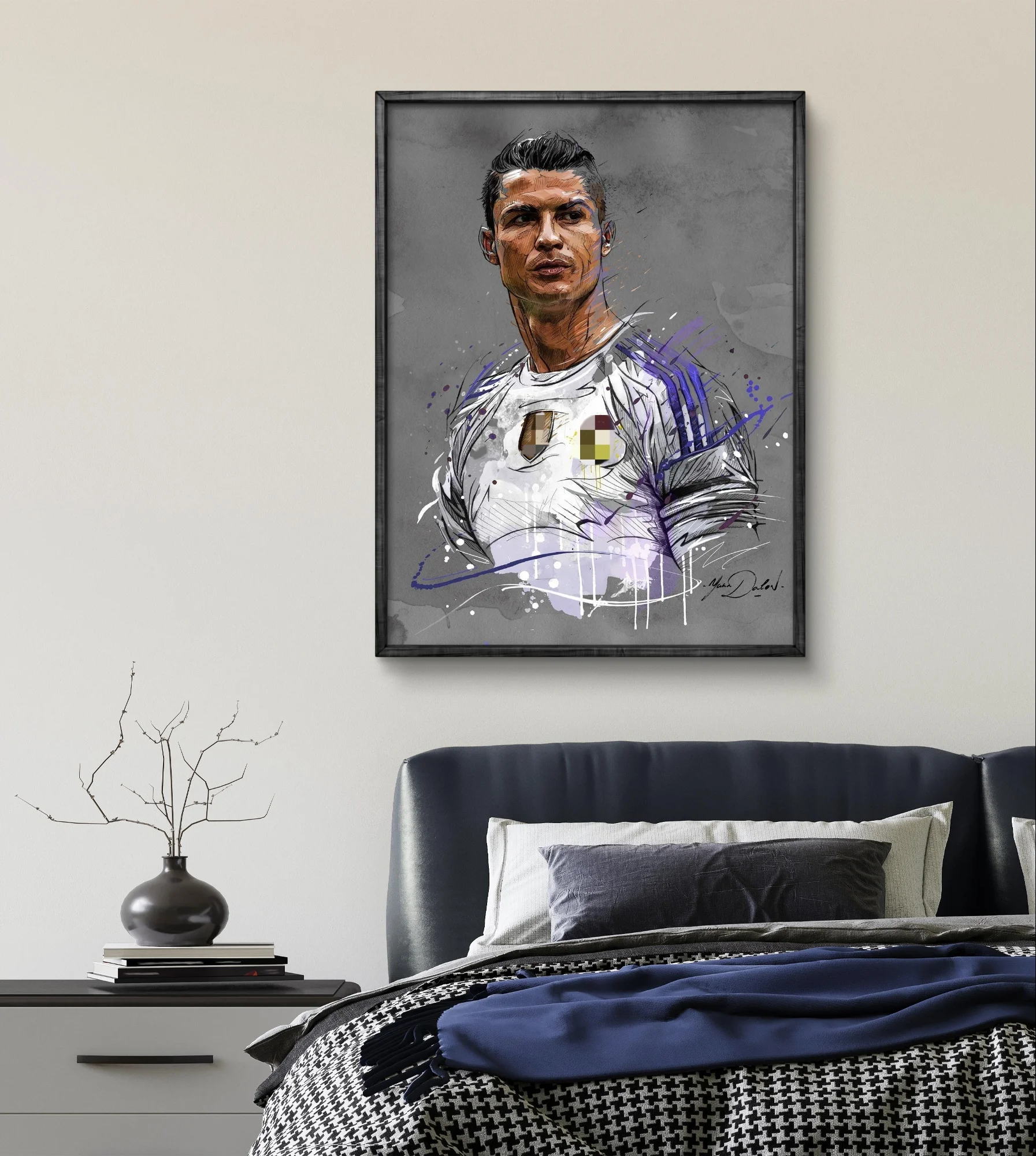 Für R-Ronaldo DIY Diamant Malerei Kit Fußball Star Poster Diamant Stickerei Mosaik Ölgemälde Fan Geschenk Hause Dekoration