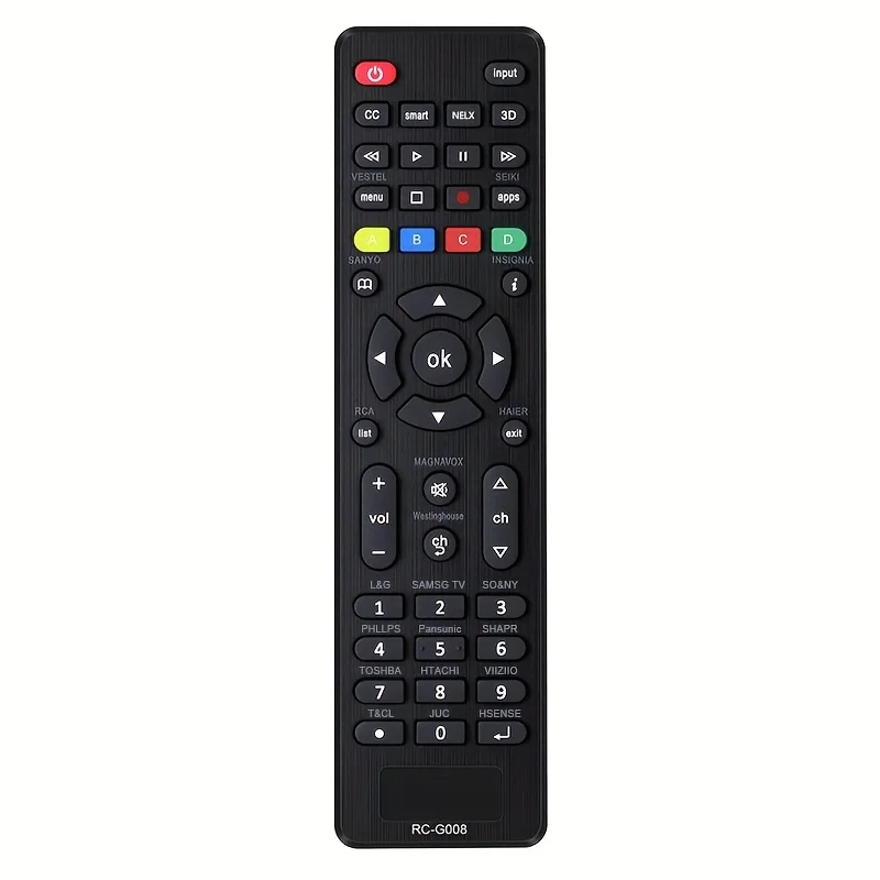 Universal TV Remote Control, Suitable for LG,Samsung,TCL,Sony, Panasonic, and Other Brand LCD/LED/3D/HD Smart TV Remote Controls