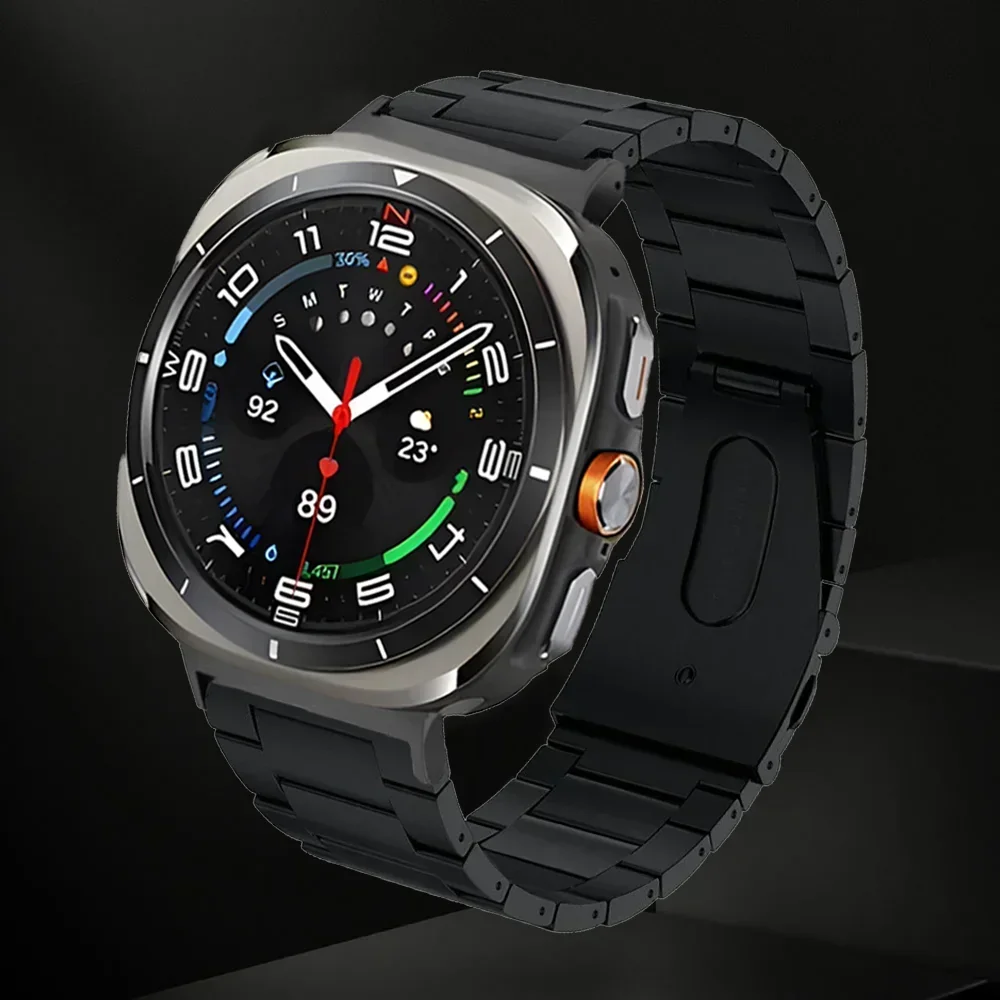 삼성 갤럭시 워치 7 울트라 47mm용 티타늄 메탈 스트랩, 삼성 갤럭시 워치 8 울트라 47mm용 편안한 팔찌 손목 밴드