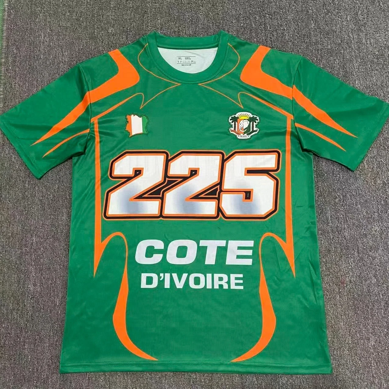 Ivory Coast African Football 26-27 Replica Sport Breathable Quick-drying Soccer Men Women Embroidered Logo Jersey Y2k Style