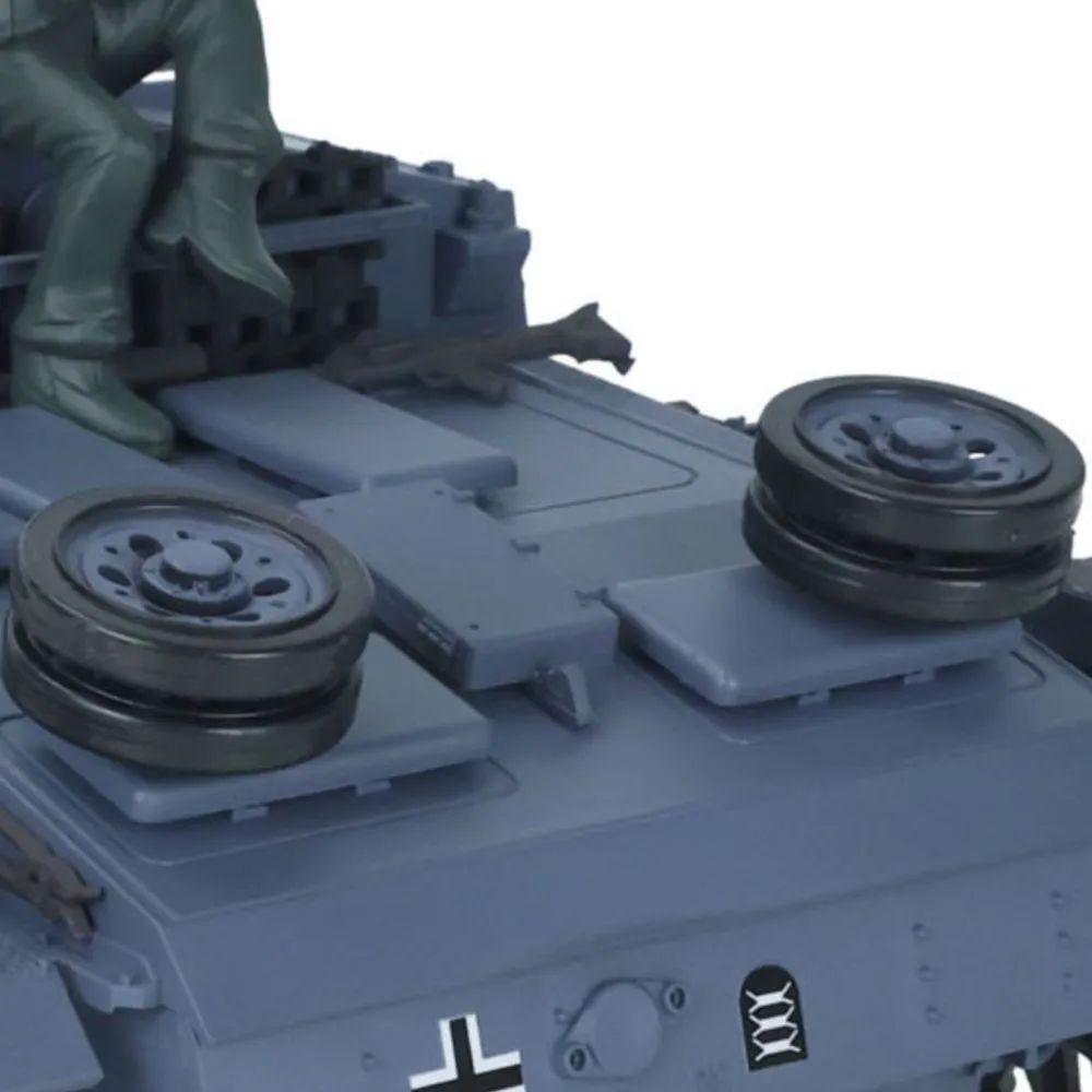 بيع الولايات المتحدة Henglong 1/16 مقياس 7.0 مخصص Stug III RTR دبابة مع جهاز للتحكم عن بُعد 3868 عجلات المسارات المعدنية #1