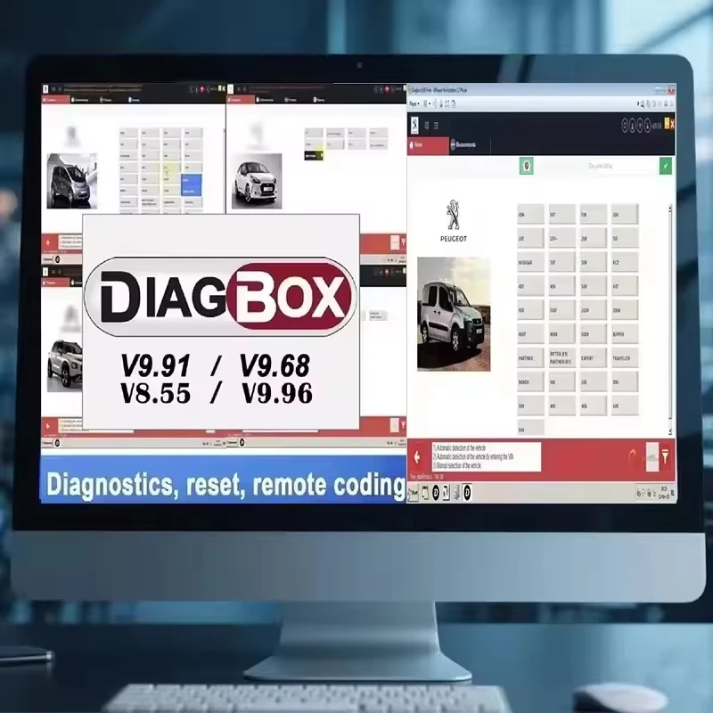 2025 New Full Update Diagbox V9.96 V9.91 V9.68 V8.55 Lexia3 PP2000 Diagnostic Tool for Citroen Peugeot up to 2022