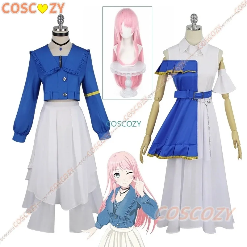 2025 yiyi Anime BanG Dream MyGO Anon Chihaya Cosplay Top Skirt Full Set Uniform Xmas Carnival Party Costume for