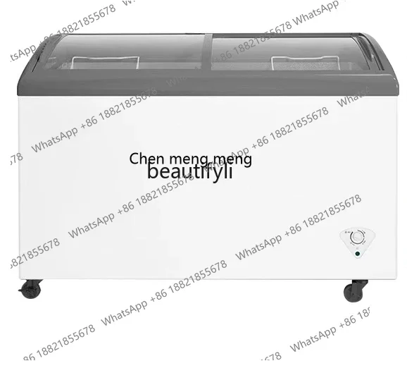 

FF A01 Large capacity freezer household single temperature small refrigerator commercial refrigeration freezer display cabinet