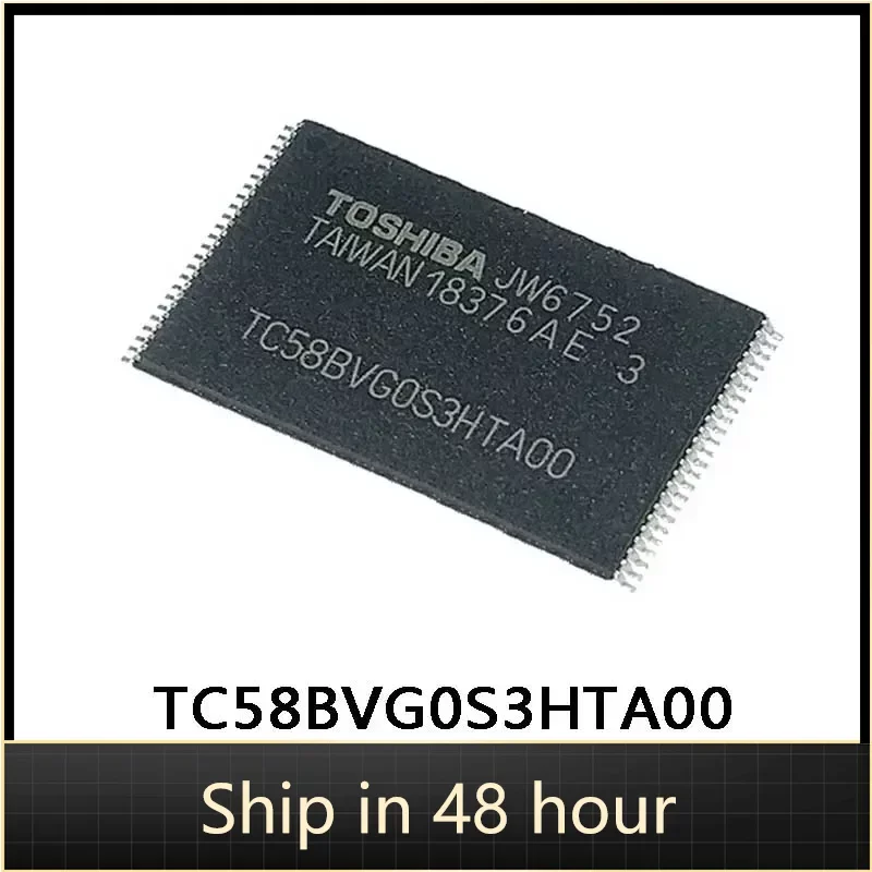 

5-10Pcs 100% New TC58BVG0S3HTA00 TC58BVG0S3HTAOO TC58BVGOS3HTA00 tsop-48 IC Chipset in stock