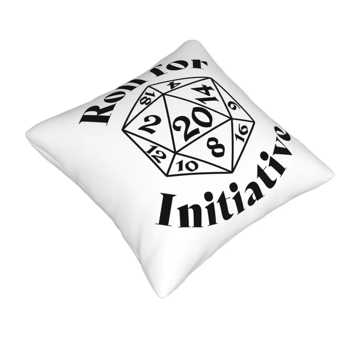 Roll For Initiative Dnd Game Square Pillowcase Pillow Cover Cushion Decor Comfort Throw Pillow for Home Car