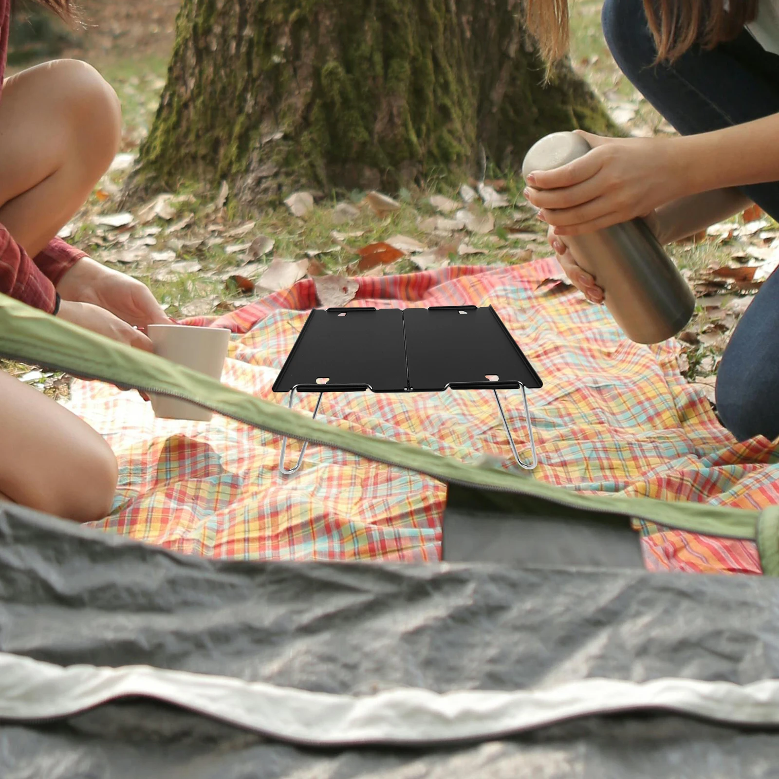 

Folding Table Small Tea Desk Detachable Camping Foldable Picnic Portable Tables