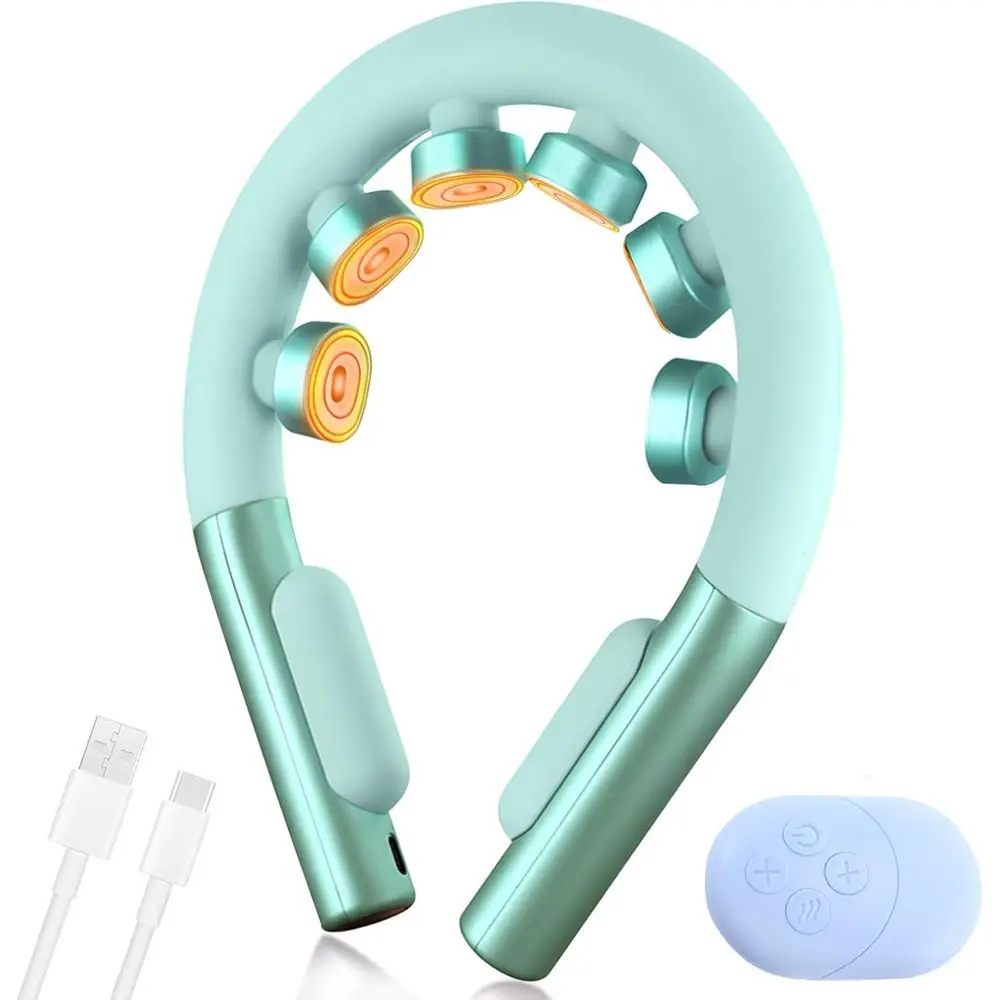 

Массажер для глубокого массажа тканей с функцией тепловой терапии и различными настройками - портативный для дома, офиса, путешествий