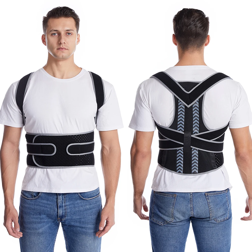 AXXTXXA  1Pcs Back Brace Posture Corrector for Women and Men Back Lumbar Support Shoulder Posture Support for Improve Posture