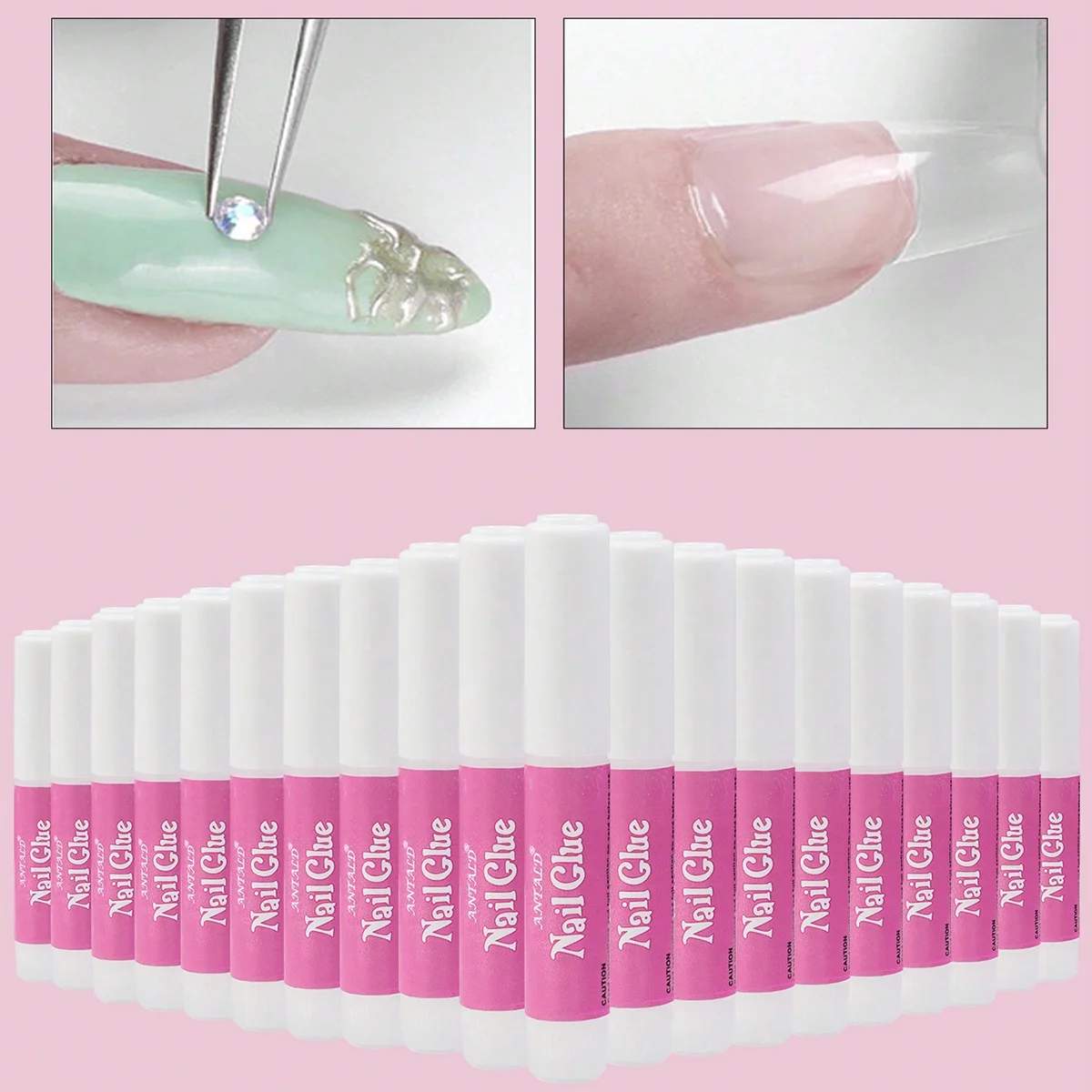 1/10/20pcs 2g Super Strong Glue For False Nail Tips Acrylic Nails Press On Fake Nails Fast-dry Long Lasting Glue