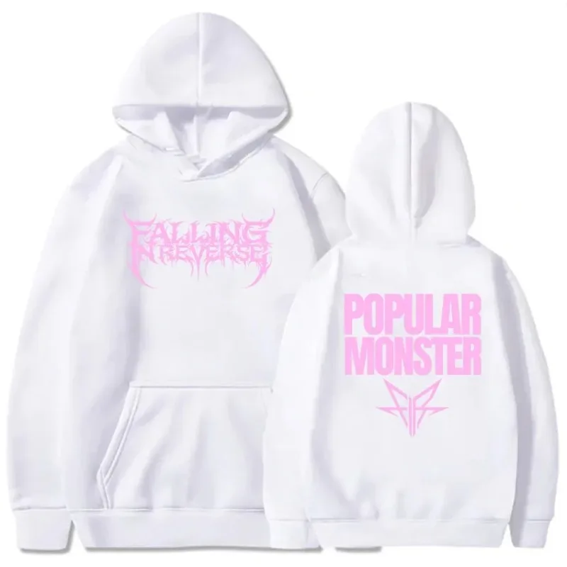 

2026 Autumn/Winter Comfortable Soft Men's Trendy Loose Hoodie Popular Monster Print Adult Sweatshirt
