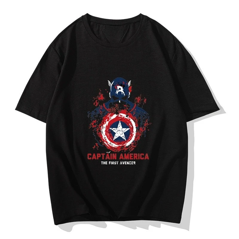 

Мужская свободная футболка с короткими рукавами и принтом Marvel Joint Marvel Joint, мужская и женская футболка с круглым вырезом