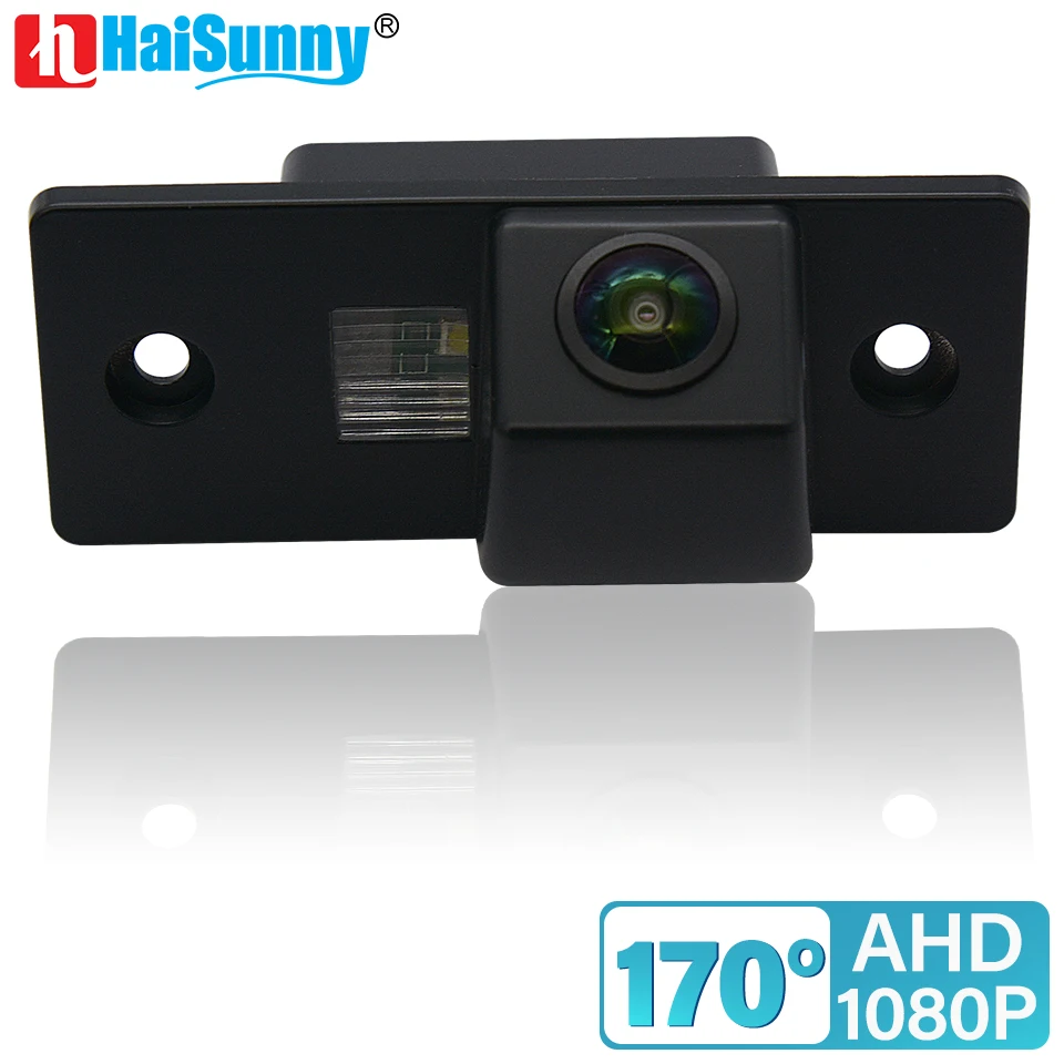 HaiSunny 170° AHD 1080P Rear View Camera For VW SKODA FABIA 6Y MK1 5J SANTANA POLO(3C) TIGUAN TOUAREG PASSAT HD CCD Reverse Car