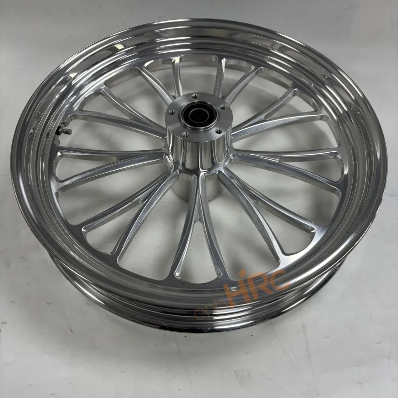 عجلة دراجة نارية الألومنيوم 16 18 19 20 21 23 بوصة 21x3.5 23x3.5 كروم لايحتاج حافة مجموعة دراجة نارية لهوندا هارلي ديفيدسون