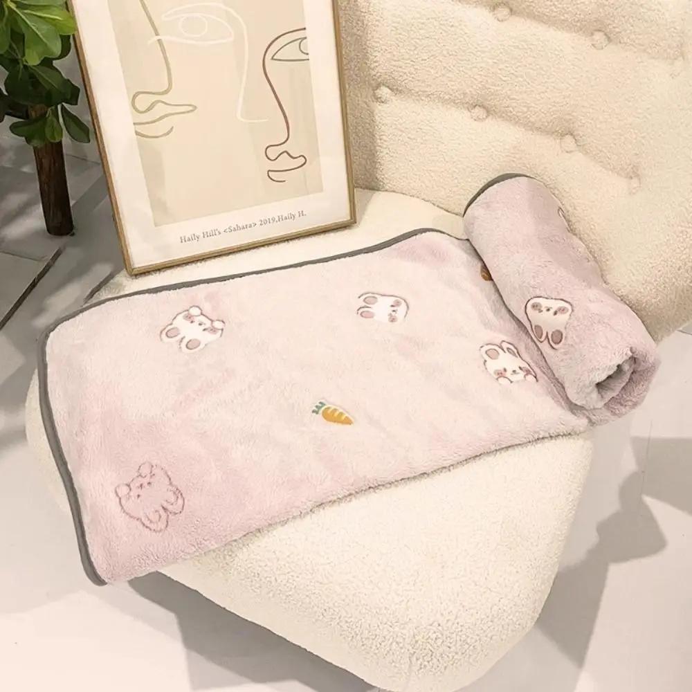 Pet Comfortable Blanket Cute Pattern Dogs Bed Blanket Warm Breathable Warm Cat Blanket Comfortable Soft Puppy Sleep Mat Winter