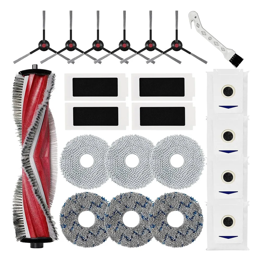 Accessories Kit Compatible for Yeedi M12 Pro+ ECOVACS DEEBOT T30S Robot Vacuum Replacement Parts