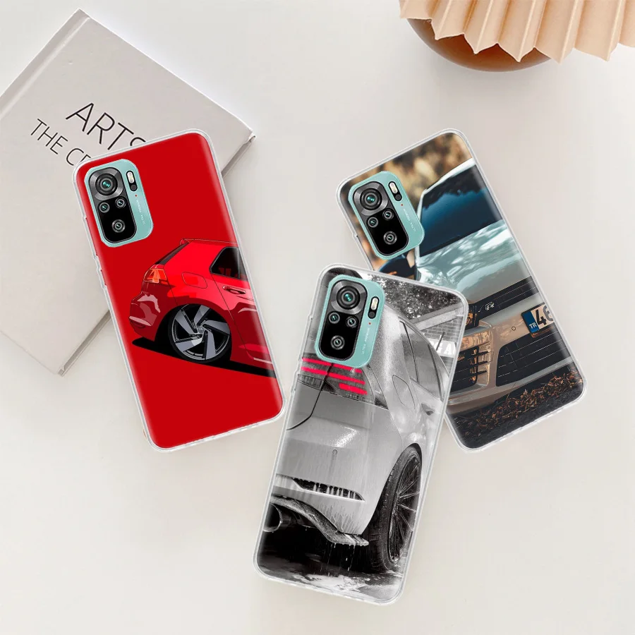 Sport Car Golf 7 Phone Case For Xiaomi Redmi Note 13 Pro Plus 5G Cover 10 10A 10C 12 12C 9A 9C 9T 8A 7A 6A 9 8 7 6 K70 K60 Pro C