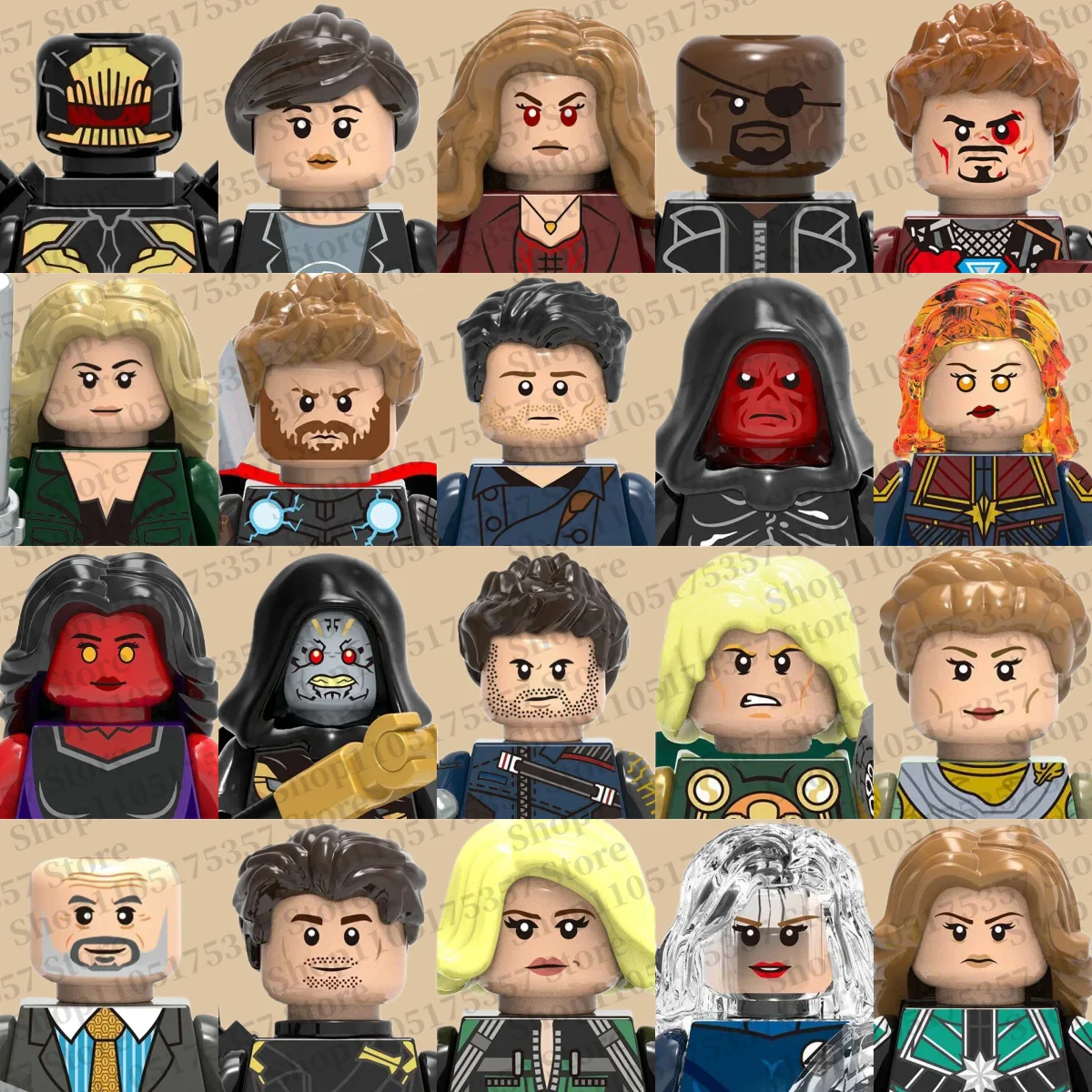 

Hot building block toys dolls Super Hero assembly puzzles brick toys Disney models minifigures mini cube toys Christmas gifts