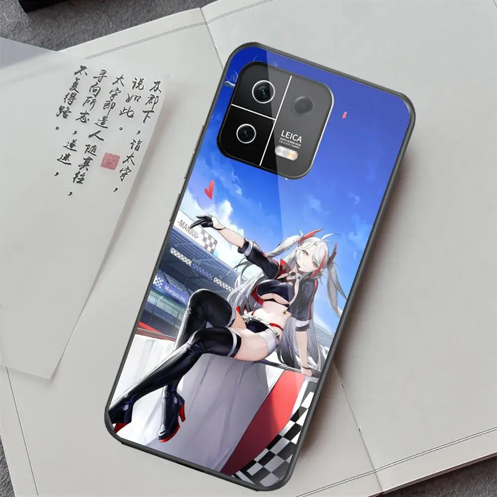 Azur Lane Phone Case For Xiaomi 14 Ultra 14 13T 13Pro 13 12T 12 11T 11i 11 Black Glass case