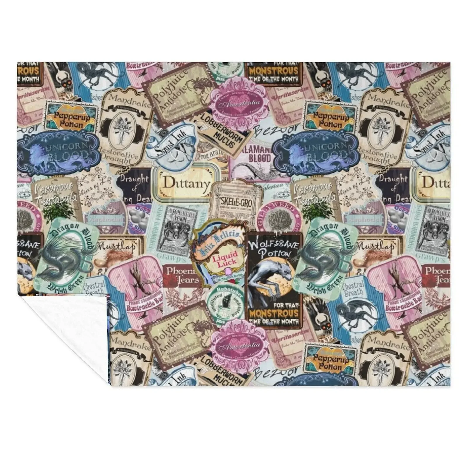 

Magical Apothecary Throw Blanket Summer warm for winter blankets ands Personalized Gift Blankets