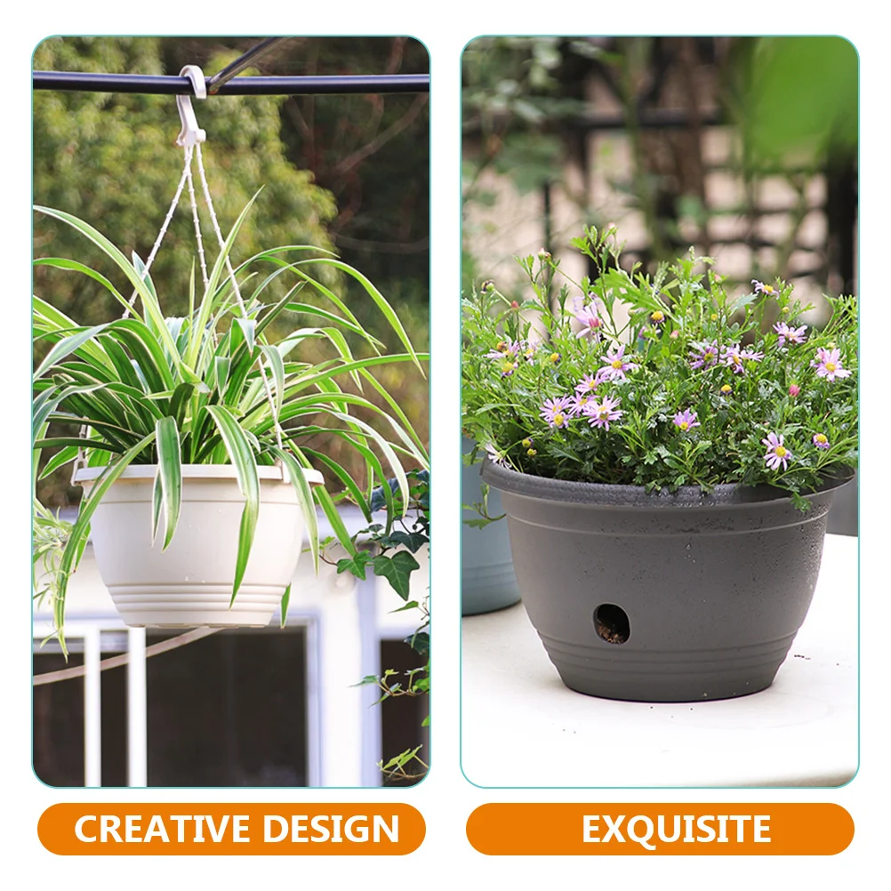 3Pcs Decorative Hanging Baskets for Plants Indoor Outdoor Garden Decor Hanging Baskets,hanging Planter Balcony Flower Pot