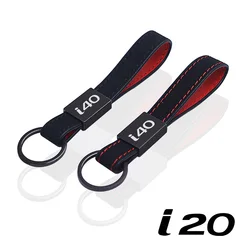 for Hyundai i10 i20 i30 i40 car key chain leather keychain Car Accessories