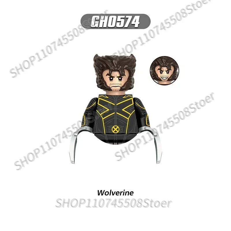 Heiße Sammelspielzeuge Marvel Bausteine Batgirl Magneto Wolverine Scream Deadpool Mini-Bausteine Partygeschenke
