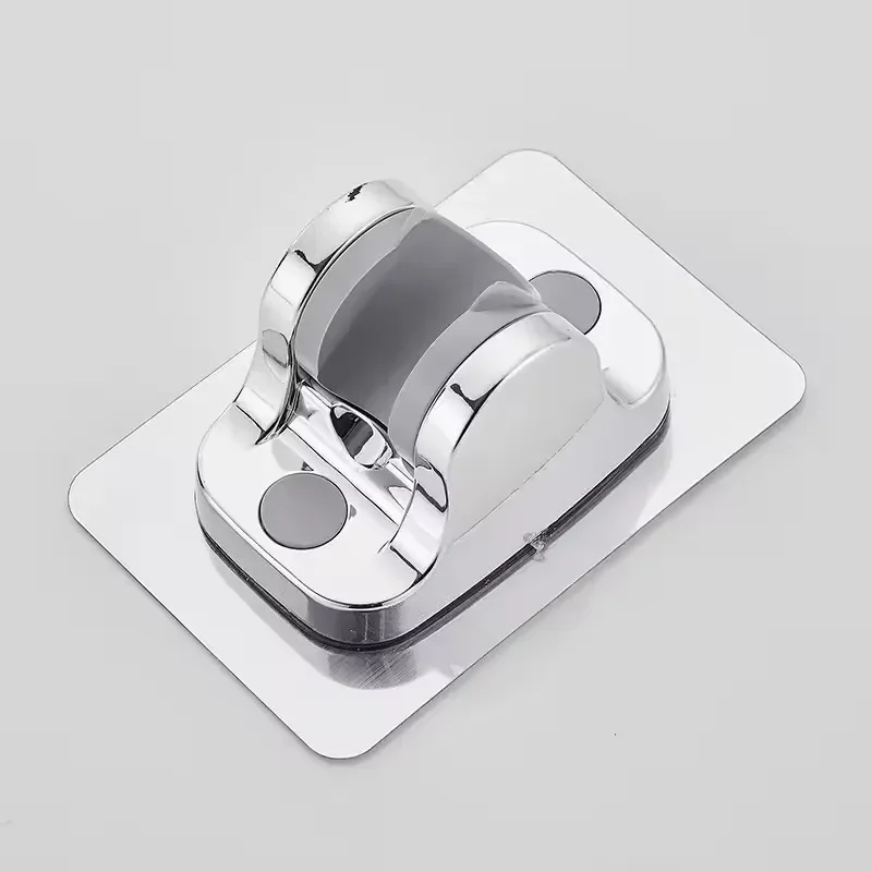 Кронштейны для держателя душевой лейки, черная присоска, настенное крепление, регулируемая опора для аксессуаров для ванной комнаты, без подставки для дрели, ванны