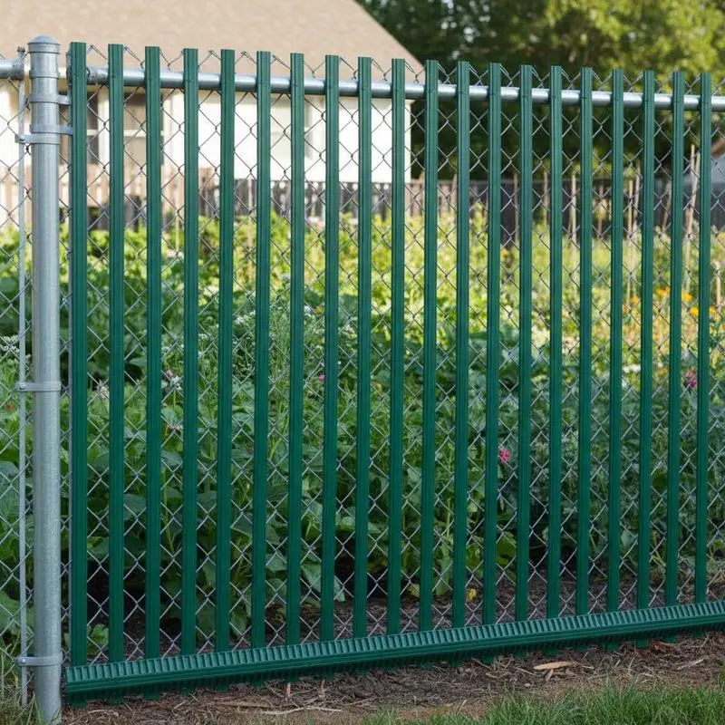 Listones de confidenciales para cercas de malla, doble pared, listones verticales aptos para cercas de malla Losan
